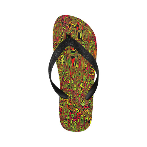 modern abstract 45C by JamColors Flip Flops for Men/Women (Model 040)