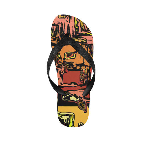 modern abstract 47C by JamColors Flip Flops for Men/Women (Model 040)