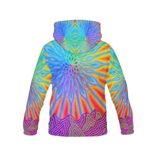 Mountains All Over Print Hoodie for Men (USA Size) (Model H13)