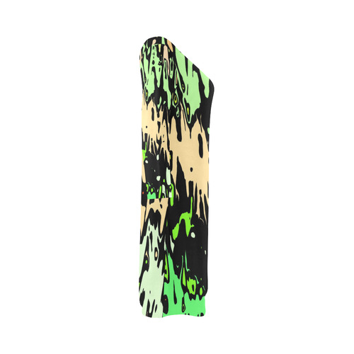 modern abstract 46C by JamColors Bateau A-Line Skirt (D21)