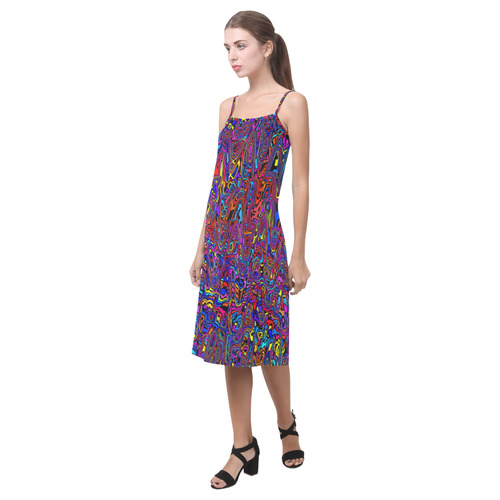 modern abstract 45A by JamColors Alcestis Slip Dress (Model D05)