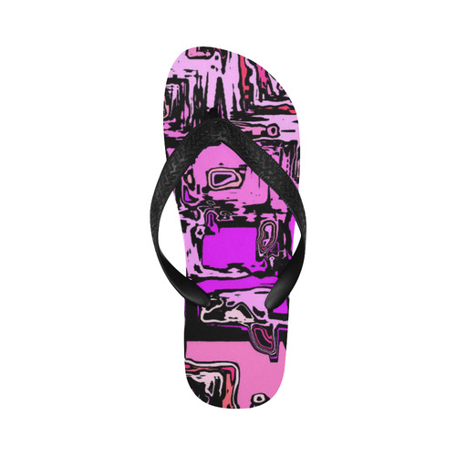 modern abstract 47B by JamColors Flip Flops for Men/Women (Model 040)