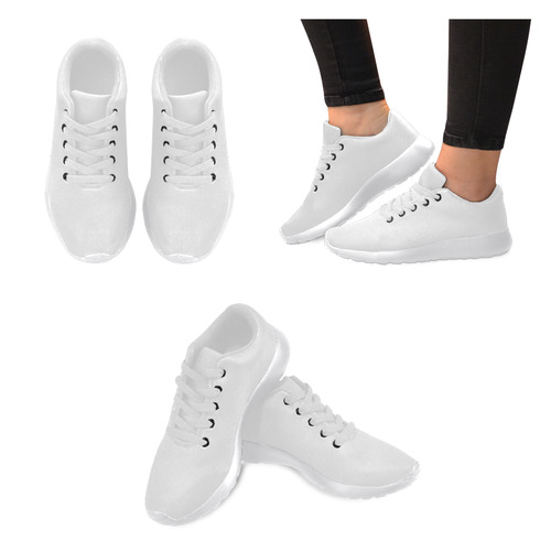 model_020-717 White Women's Running Shoes/Large Size (Model 020)