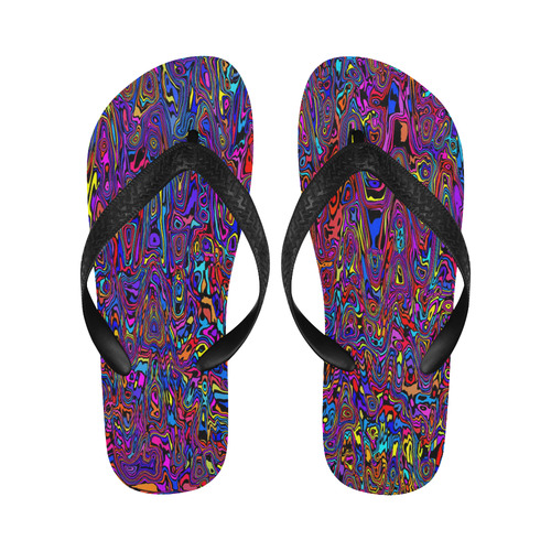 modern abstract 45A by JamColors Flip Flops for Men/Women (Model 040)