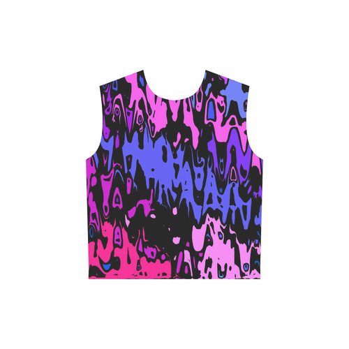 modern abstract 46B by JamColors All Over Print Sleeveless Hoodie for Women (Model H15)