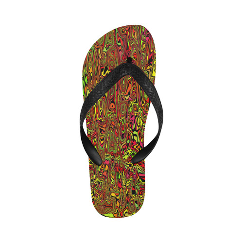 modern abstract 45C by JamColors Flip Flops for Men/Women (Model 040)