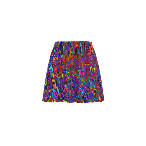 modern abstract 45A by JamColors Mini Skating Skirt (Model D36)