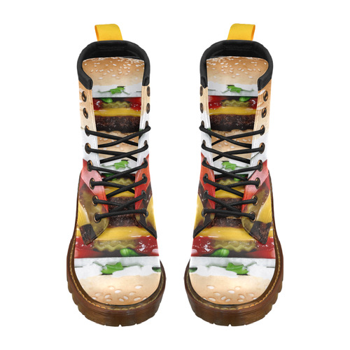 BIG BURGER 3 High Grade PU Leather Martin Boots For Men Model 402H