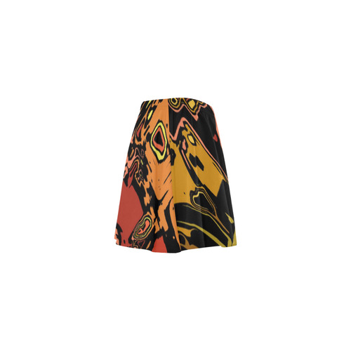 modern abstract 47C by JamColors Mini Skating Skirt (Model D36)