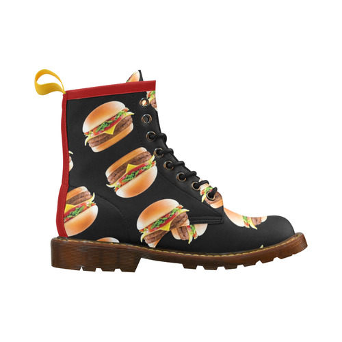 burger-56 High Grade PU Leather Martin Boots For Women Model 402H