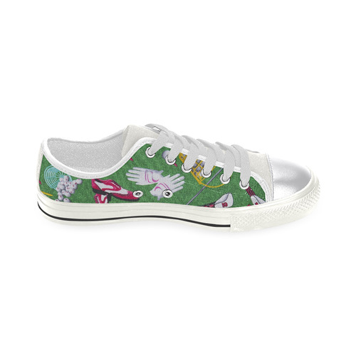 Ladies Tee Time Golf Women's Classic Canvas Shoes (Model 018)