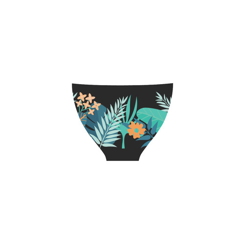Summer Tropical Floral Banana Monstera Leaf Custom Bikini Swimsuit (Model S01)