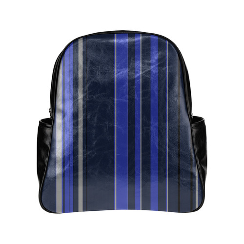 sailorblue - vertical Multi-Pockets Backpack (Model 1636)