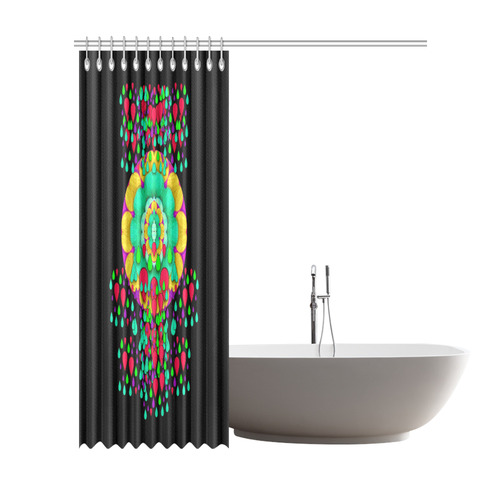 Rain meets sun in soul and mind Shower Curtain 72"x84"