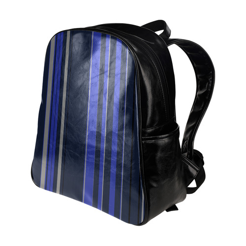 sailorblue - vertical Multi-Pockets Backpack (Model 1636)