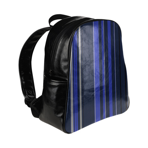 sailorblue - vertical Multi-Pockets Backpack (Model 1636)