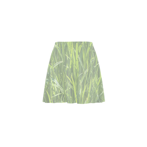 tall grass Mini Skating Skirt (Model D36)