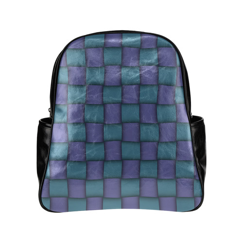 Tiled Multi-Pockets Backpack (Model 1636)
