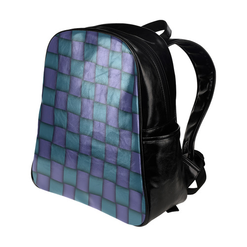 Tiled Multi-Pockets Backpack (Model 1636)