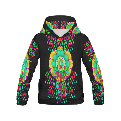 Rain meets sun in soul and mind All Over Print Hoodie for Women (USA Size) (Model H13)