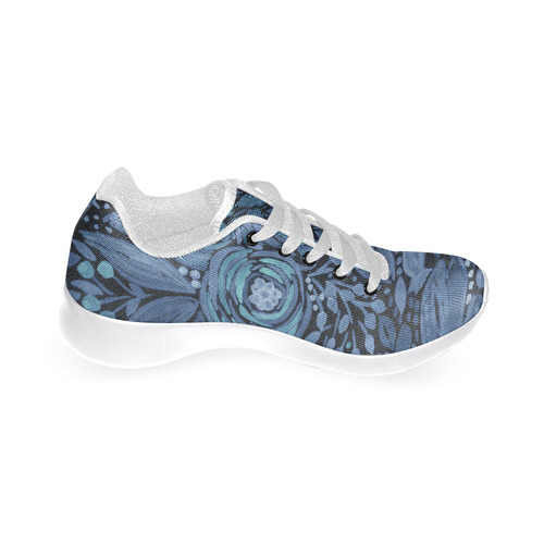 Watercolor Night garden Women's Running Shoes/Large Size (Model 020)