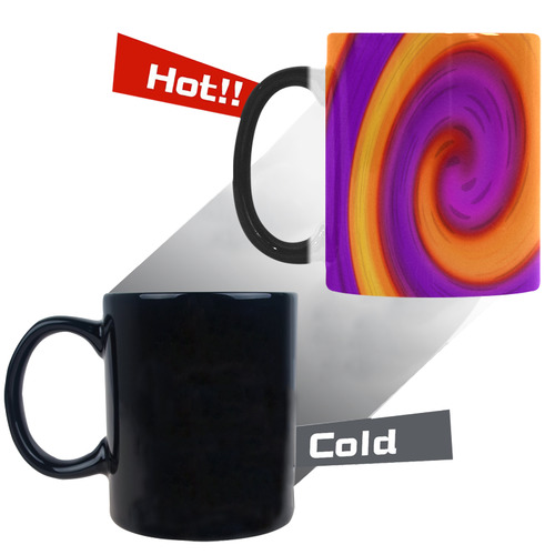 Abstract splash Custom Morphing Mug