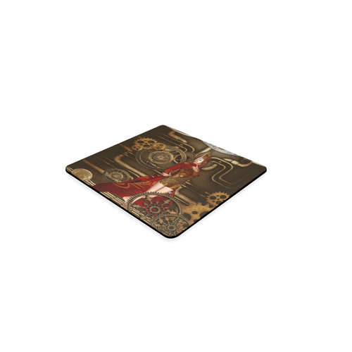 Steampunk, awesome steam lady Square Coaster