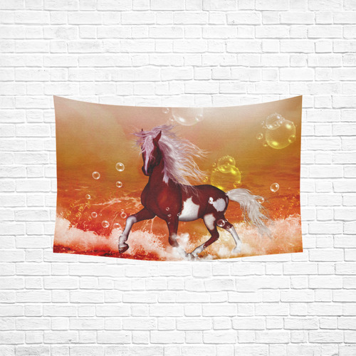 The wild horse Cotton Linen Wall Tapestry 60"x 40"
