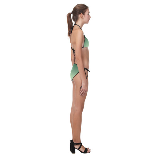 Green Ombre Custom Bikini Swimsuit (Model S01)
