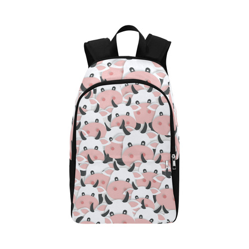 Herd of Cartoon Cows Fabric Backpack for Adult (Model 1659)