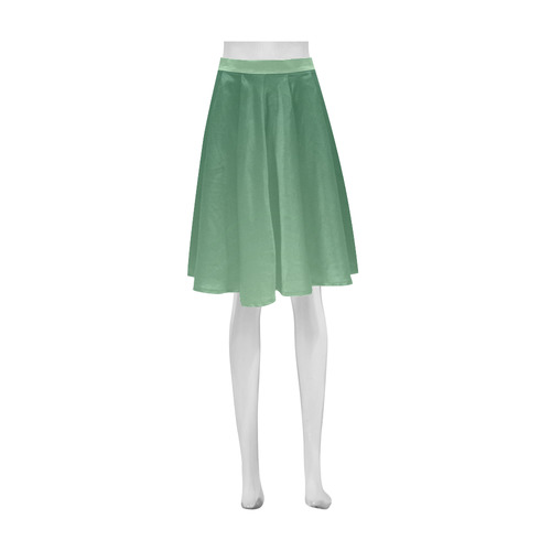 Green Ombre Athena Women's Short Skirt (Model D15)