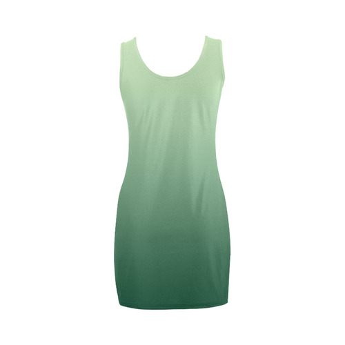 Green Ombre Medea Vest Dress (Model D06)