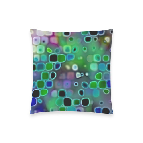 psychedelic lights 1 by JamColors Custom  Pillow Case 18"x18" (one side) No Zipper