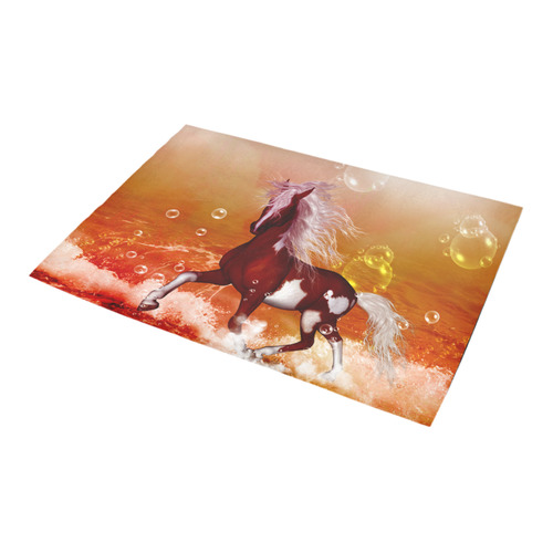 The wild horse Azalea Doormat 24" x 16" (Sponge Material)
