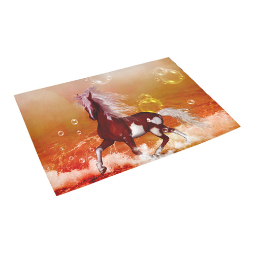 The wild horse Azalea Doormat 24" x 16" (Sponge Material)