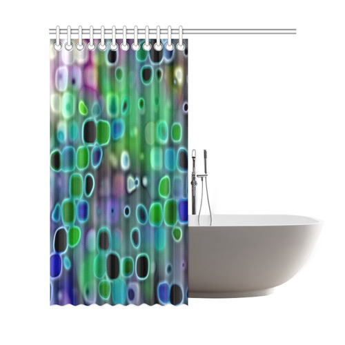 psychedelic lights 1 by JamColors Shower Curtain 69"x72"