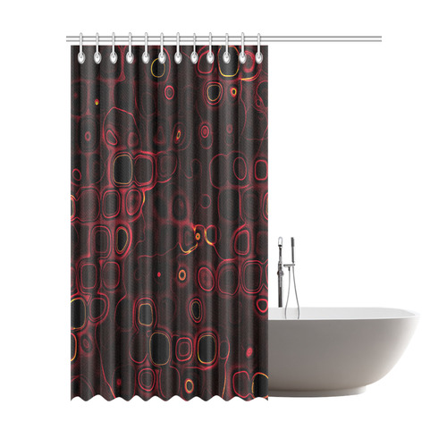 psychedelic lights 4 by JamColors Shower Curtain 72"x84"