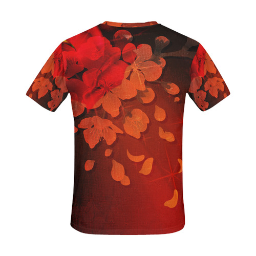 cherry blossom All Over Print T-Shirt for Men (USA Size) (Model T40)