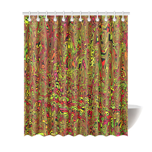 modern abstract 45C by JamColors Shower Curtain 72"x84"