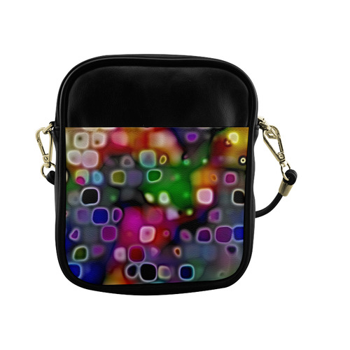 psychedelic lights 2 by JamColors Sling Bag (Model 1627)