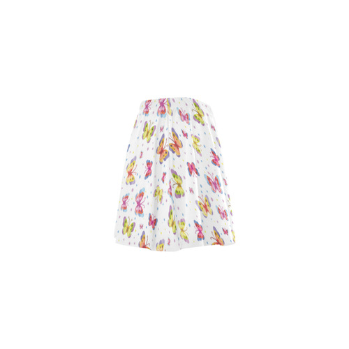 Watercolor Butterflies Mini Skating Skirt (Model D36)