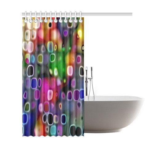psychedelic lights 2 by JamColors Shower Curtain 69"x72"