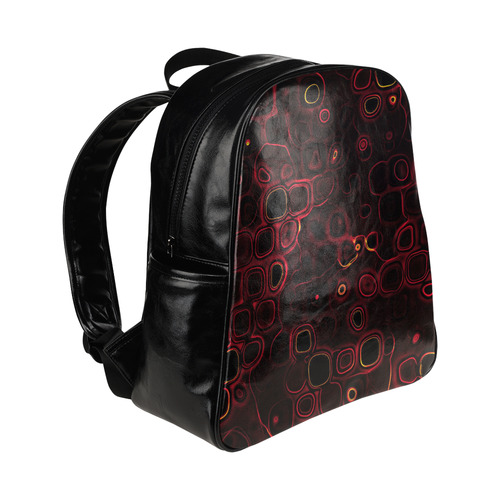 psychedelic lights 4 by JamColors Multi-Pockets Backpack (Model 1636)