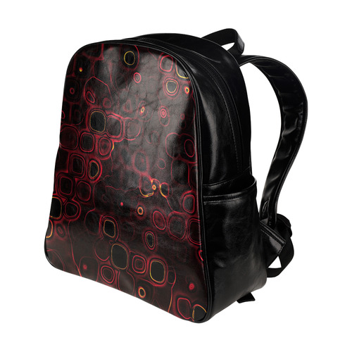 psychedelic lights 4 by JamColors Multi-Pockets Backpack (Model 1636)
