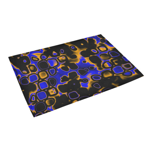 psychedelic lights 5 by JamColors Azalea Doormat 24" x 16" (Sponge Material)