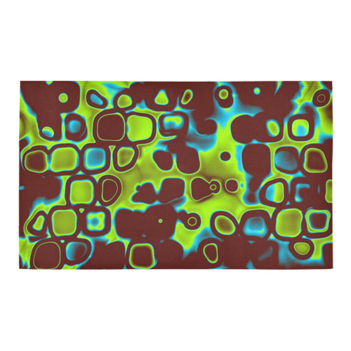 psychedelic lights 6 by JamColors Azalea Doormat 30" x 18" (Sponge Material)