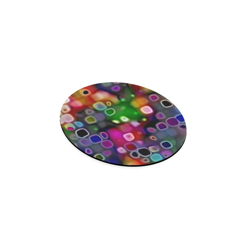 psychedelic lights 2 by JamColors Round Coaster