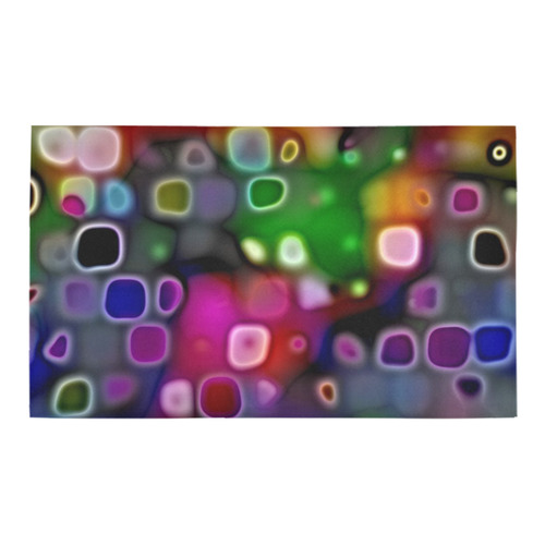 psychedelic lights 2 by JamColors Azalea Doormat 30" x 18" (Sponge Material)