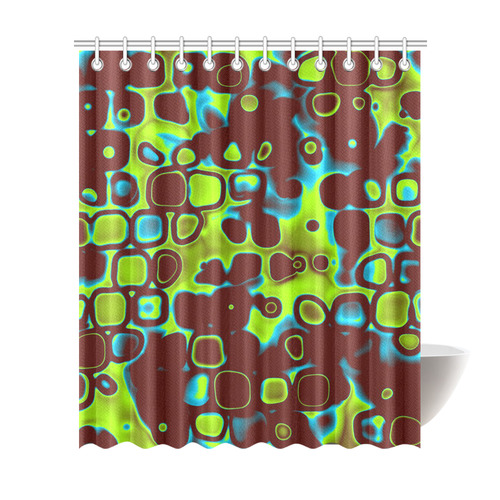 psychedelic lights 6 by JamColors Shower Curtain 72"x84"