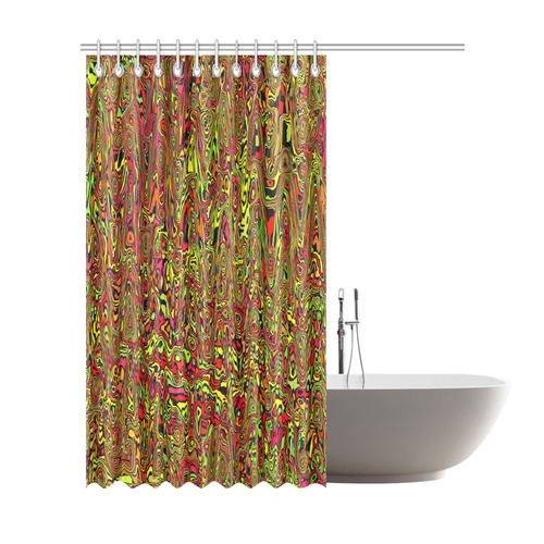 modern abstract 45C by JamColors Shower Curtain 72"x84"